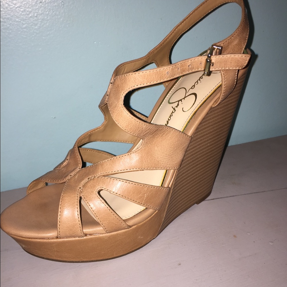 Jessica Simpson wedges